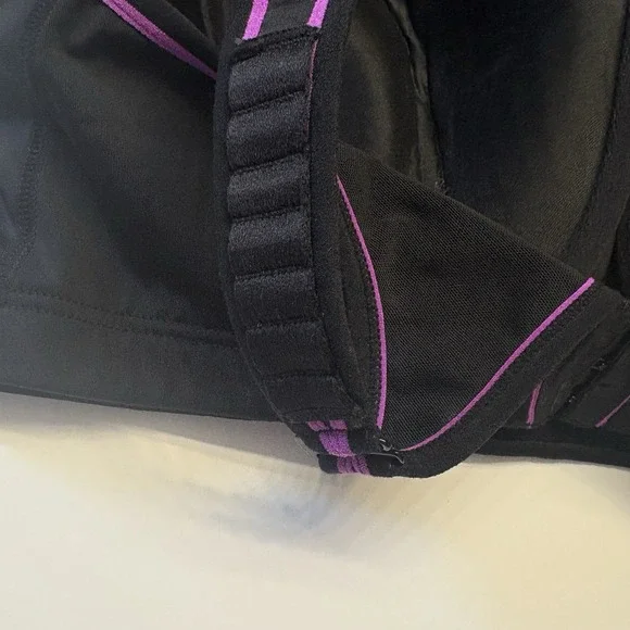 Cacique‎ Sports Bra Black High Impact Max Support Padded Straps Plus Size 40DD - Picture 7 of 10